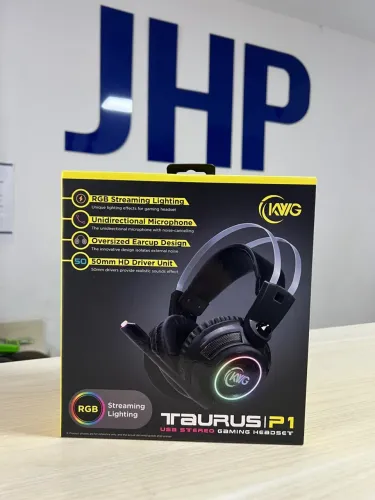 Headset Gamer Taurus P1 - Iluminação RGB e Áudio Imersivo - Parcela sem juros, Loja Física