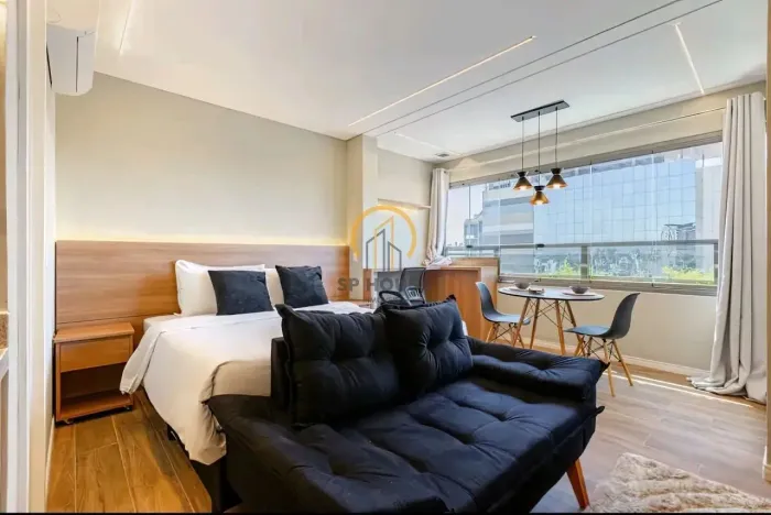 LOCAÇÃO STUDIO MOBILIADO COM LAZER NO ITAIM BIBI 29M²