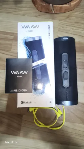 Caixa de Som Bluetooth WAAW by Alok US200DUO