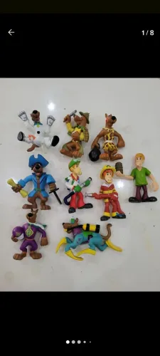 Bonecos Turma Scooby Doo Turma Da Gosma 9 Peças