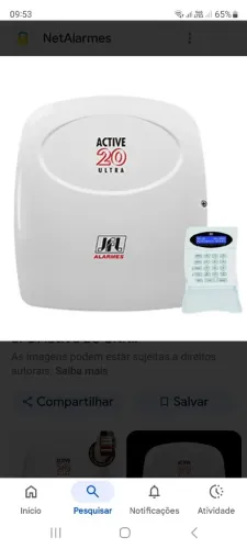 Central de Alarme + DVR de 8 Canais JFL Alarmes