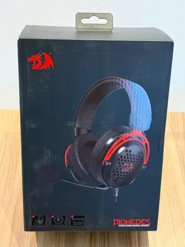 Headset gamer Redragon Diomedes Preto H388