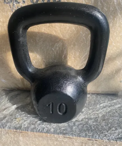 Kettlebell 10kg - Aço Fundido