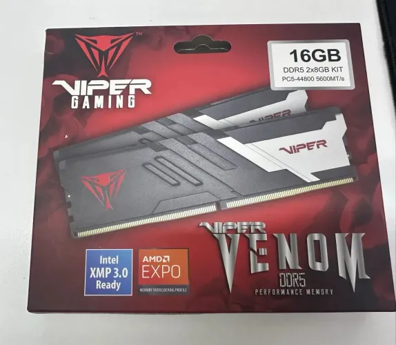 Memória patriot Viper 16gb(2x8gb) DDR5 5600 mhz LACRADO