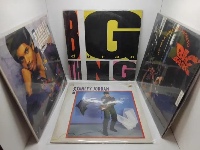 Lote LPs Paralamas do Sucesso Stanley Jordan e Duran Duran 
