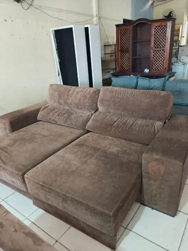 Sofá Retrátil e Reclinável 2,50m de Largura