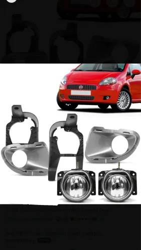 Kit farol de milha do Fiat Punto