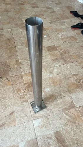 Pedestal em inox