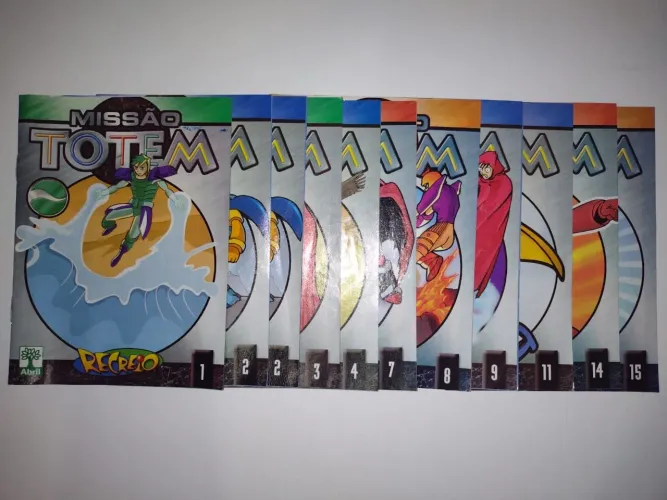 Mini gibis Missão Totem Revista Recreio 12,00 cada Brm