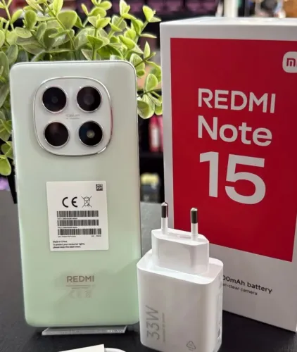 Note 15 256GB Verde Lacrado -- Smartphone Xiaomi com preço acessível