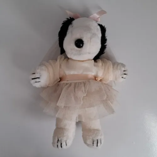 pelúcia vintage belle (irmã do snoopy) noiva estrela 1986-1987