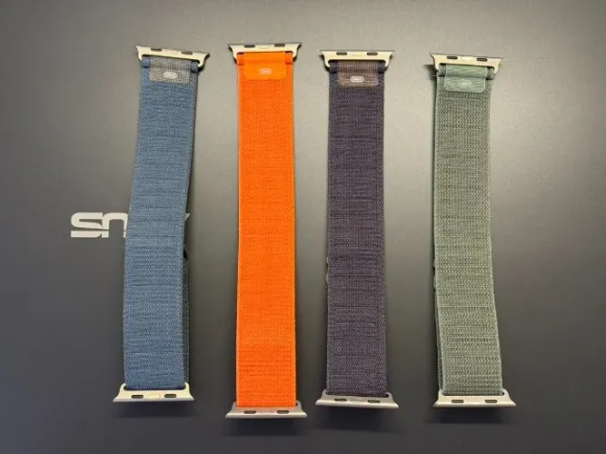 Kit Pulseira Alpine Loop Original Apple | Watch Ultra 1 2 3 | 49mm | 4 Unidades