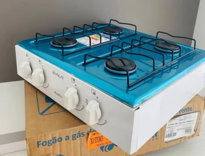 Fogão 4 bocas Gás novo