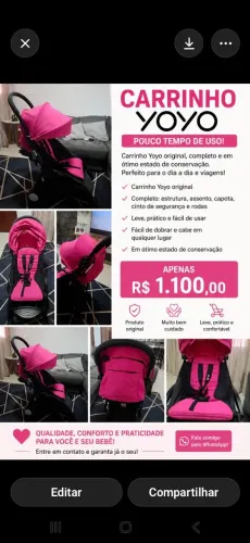 Carrinho para passeio
