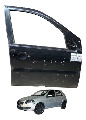 Porta Dianteira Direita Fiat Palio Elx 1.4 2008 A 2014 Dianteira Direita Preto