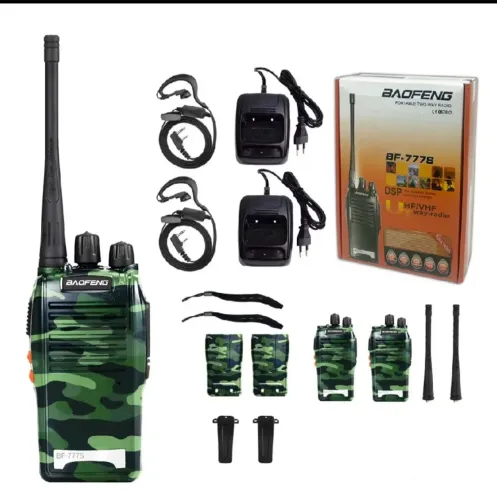 Kit 2 rádio comunicador Baofeng BF-777S