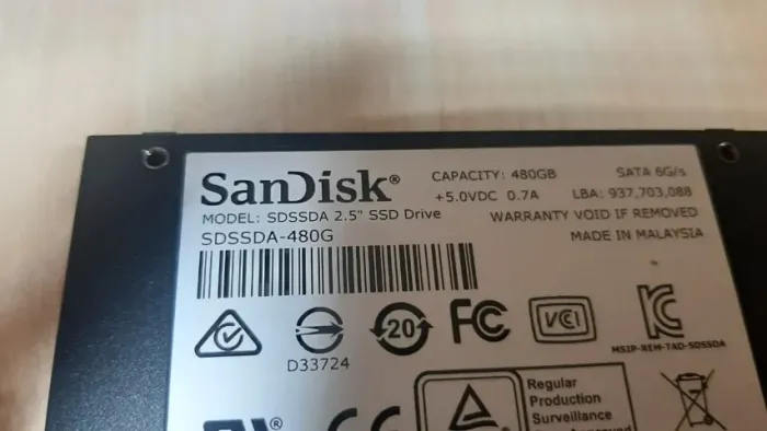  SanDisk Plus 480 GB SATA III para PC e Notebook -Boa saúde-