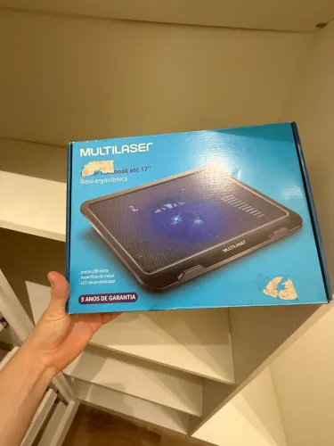 Base Cooler Gamer Multilaser para Notebook até 17