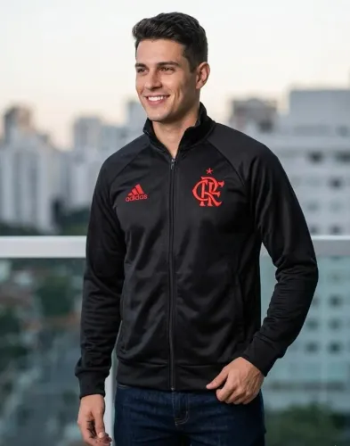 JAQUETA MOLETOM DO FLAMENGO