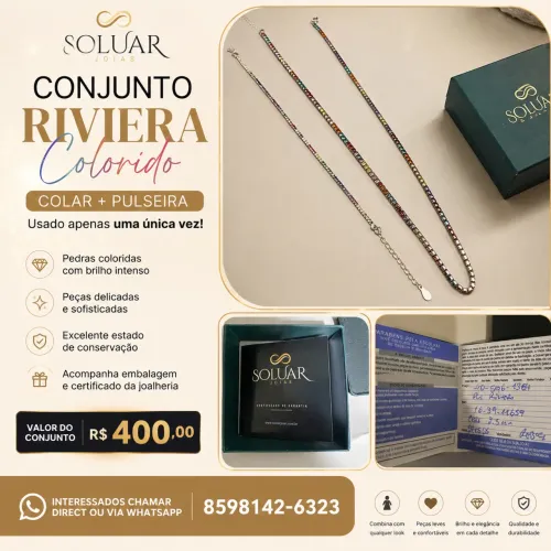 Conjunto colorido riviera Soluar