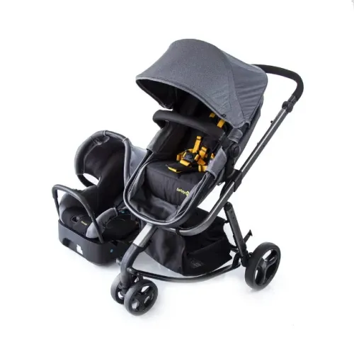 Carrinho e bebê conforto Safety 1st, Travel System Mobi, Trio, Grey Sport
