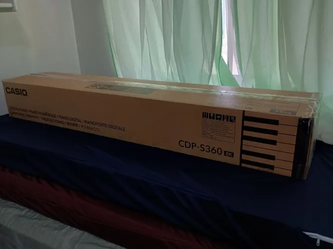 Piano Digital Casio CDP-S360 na caixa, com nota fiscal