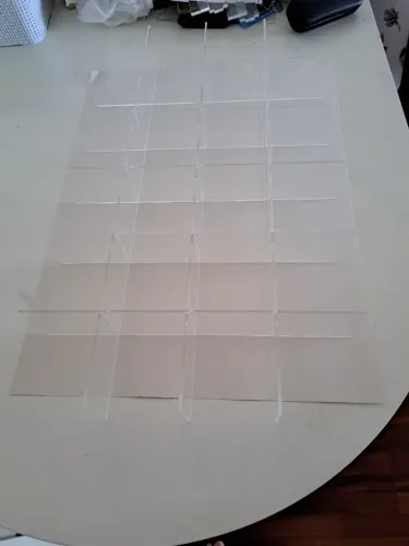 Divisor de Gavetas em Acrílico com 24 separadores