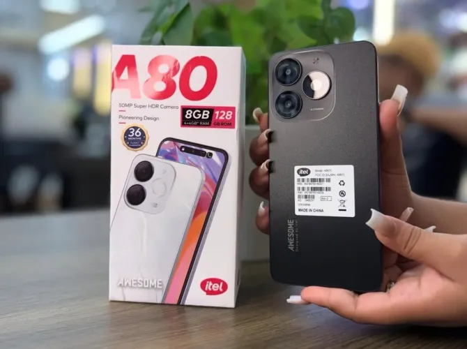 Celular Itel A80 4G 128/04- Preto Lacrado Entregamos Grátis 
