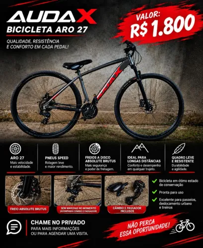 Bicleta aro 27 Audax usado
