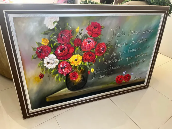 QUADRO PINTURA A ÓLEO 