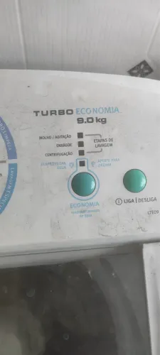 Máquina Eletrolux 9kg funcionando tudo
