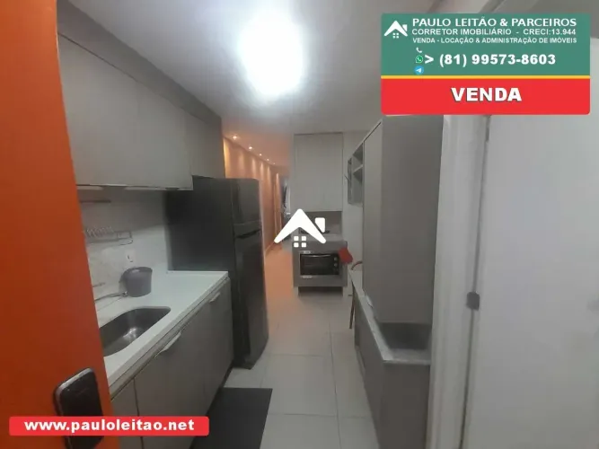 Estudio Mobiliado Piedade Edf Stark. Beira Mar por 480 mil reais. Porteira fechda