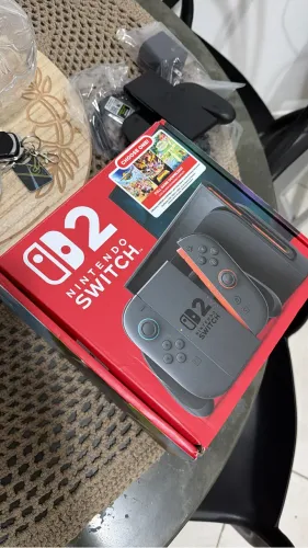 Nintendo Switch 2 - Lacrado - com controle pro e brindes