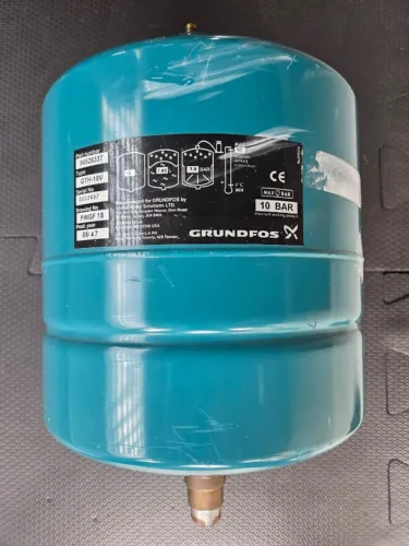 Vaso de pressão para rede hidráulica GRUNDFOS 18L - 10BAR - 90C