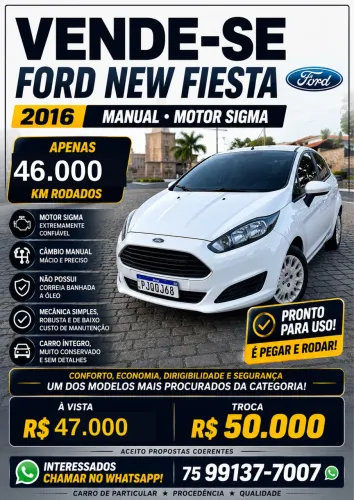 Ford Fiesta 1.5 16V Flex Mec. 5P 2016