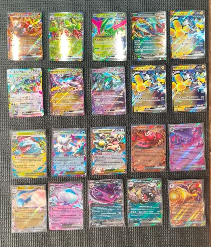 LOTE BULK 20 CARTAS POKÉMON EX (Português + Japonês)