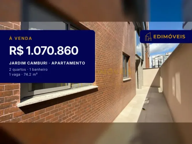 Seu novo lar: Apartamento 2 quartos em Jardim Camburi com garden e lazer