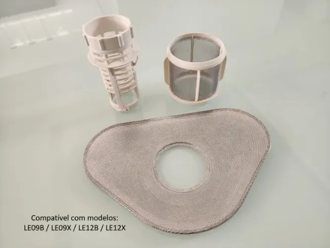 Conjunto de filtros originais lava louças Electrolux LE09B / LE09X / LE12B / LE12X