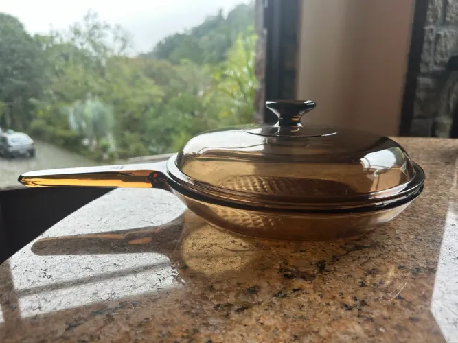 Frigideira de vidro vision vintage 
