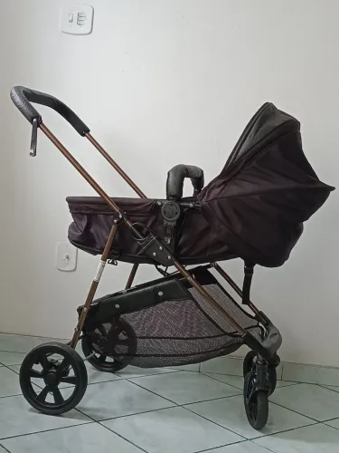 Carrinho Moisés + Bebê Conforto Galzerano 