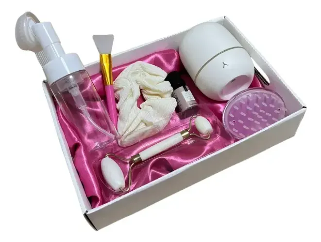 Kit Cesta Presente Autocuidado Facial E Capilar + Experiência Relaxante