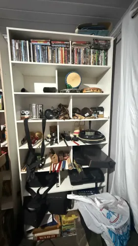 estante armário sem portas mdf branco