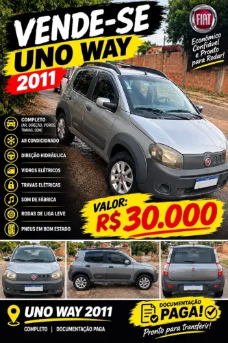 Fiat Uno WAY 1.4 EVO Fire Flex 8V 5P 2011