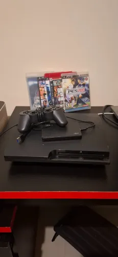 Play 3 com hd de 1 tera e 1 controle