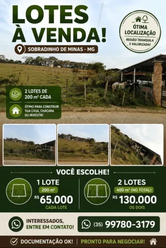 Terrenos Sobradinho de minas