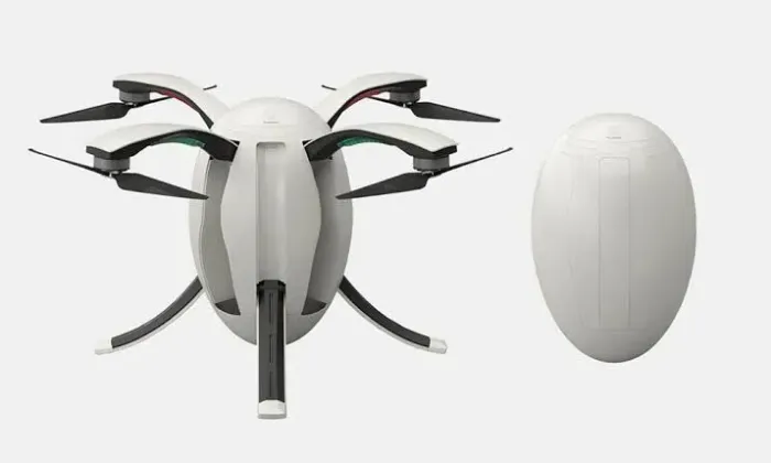 Drone formato de ovo