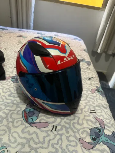 CAPACETE LS2 COM FONE