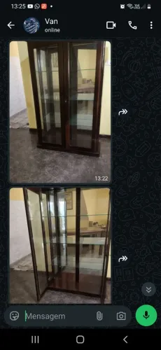Vende-se cristaleira usada em ótimo estado,