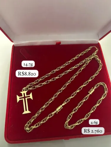 Corrente de ouro 18k(750) 