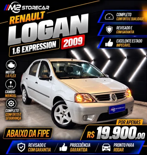 Renault Logan Expression Hi-flex 1.6 8V 4P 2009
